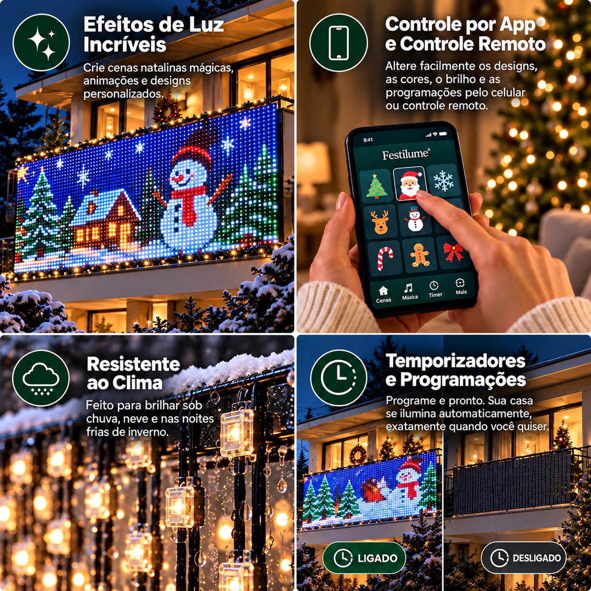 Imagem 3 da cortina de LED