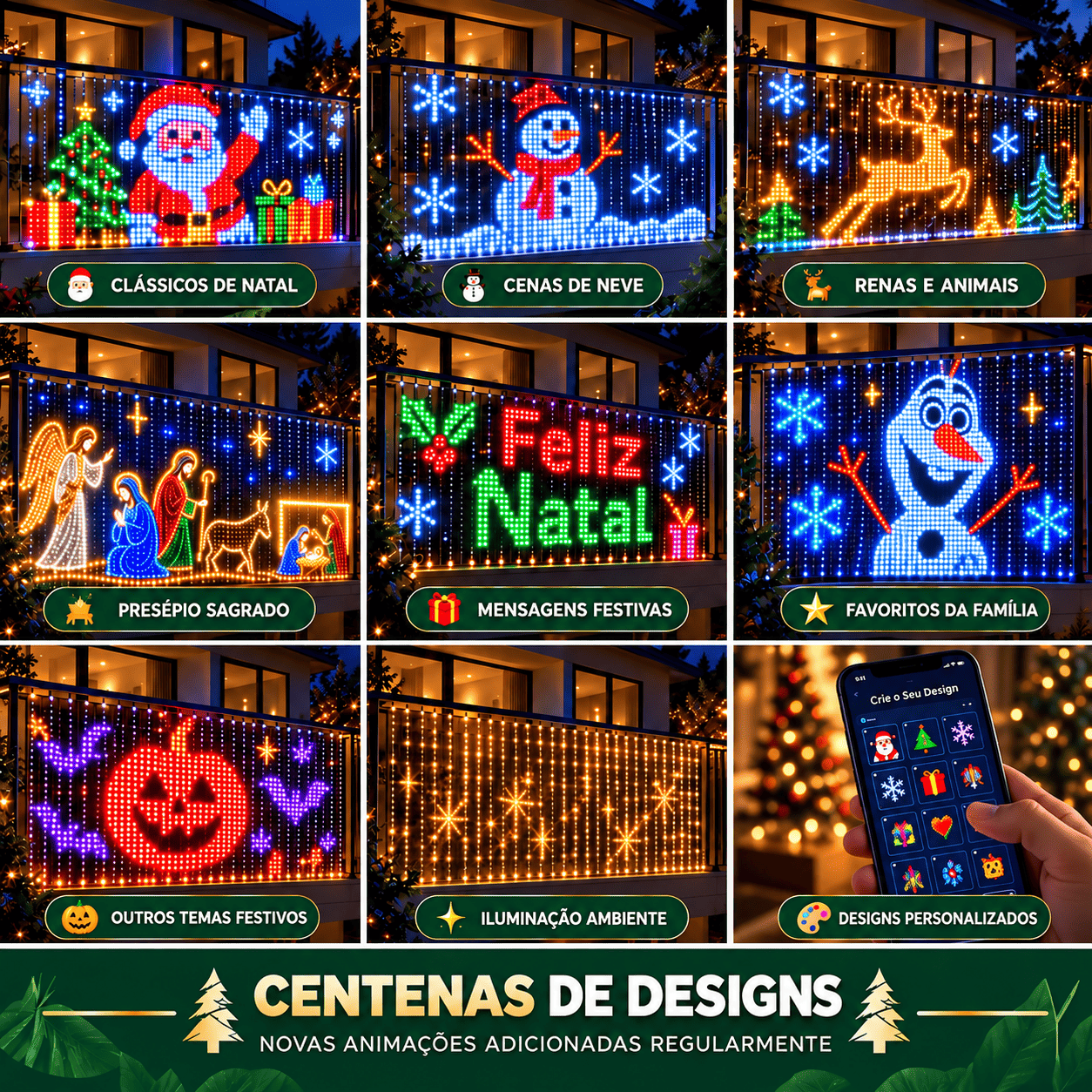Imagem 5 da cortina de LED